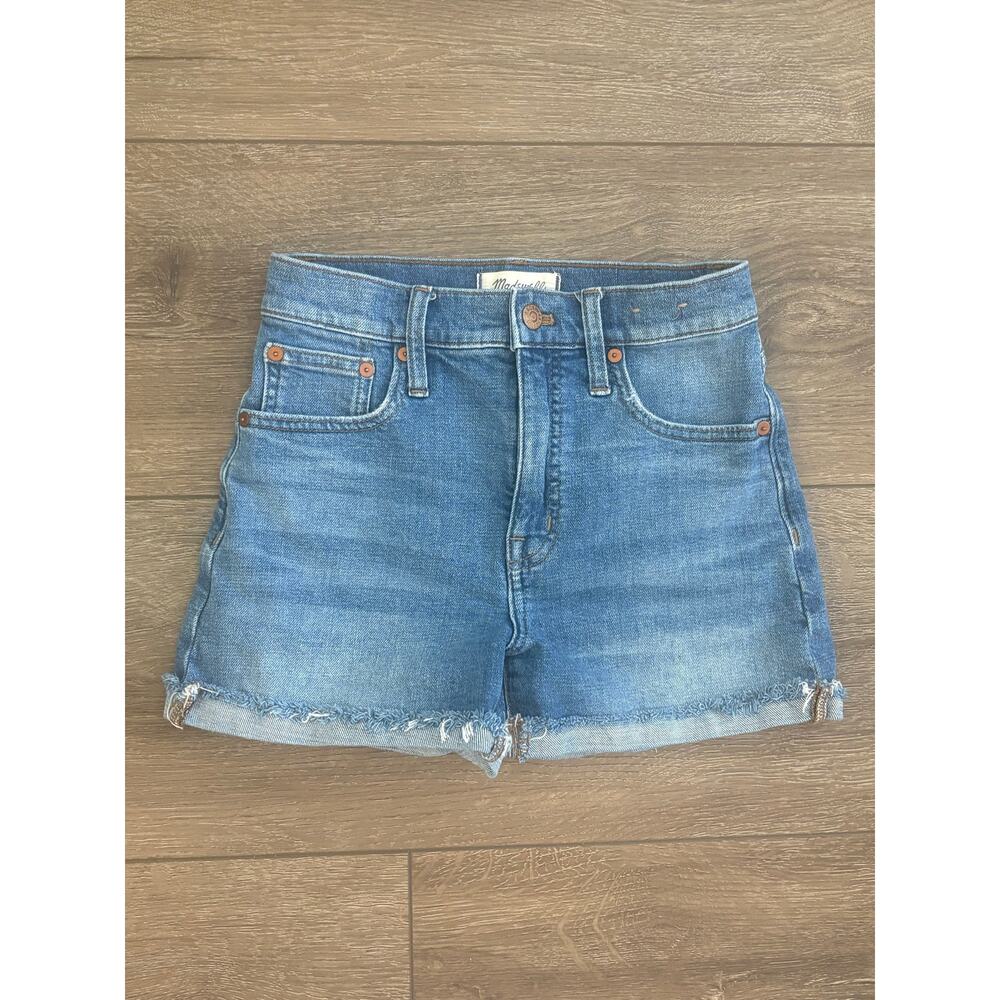 Madewell High Rise Denim Shorts Light Wash Size 23